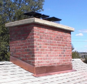 Brick chimney sealing