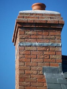 Building a brick chimney