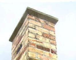 Cementing a chimney cap