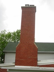 Repairing a masonry chimney