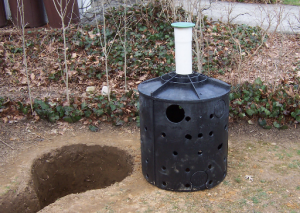 Installing a dry well
