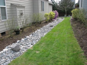 How to install french drains for back yard drainage