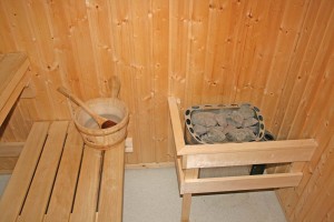 Utilização de rock sauna