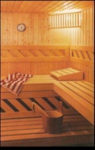 Processo de construção sauna