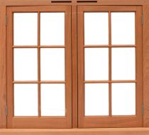 Refinish wood window frames