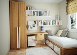 Design ideas for a small bedroom